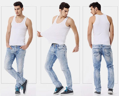 Men's solid color four seasons thin cotton vest casual and comfortable Joker sweatshirt fitness exercise slim vest - Avero