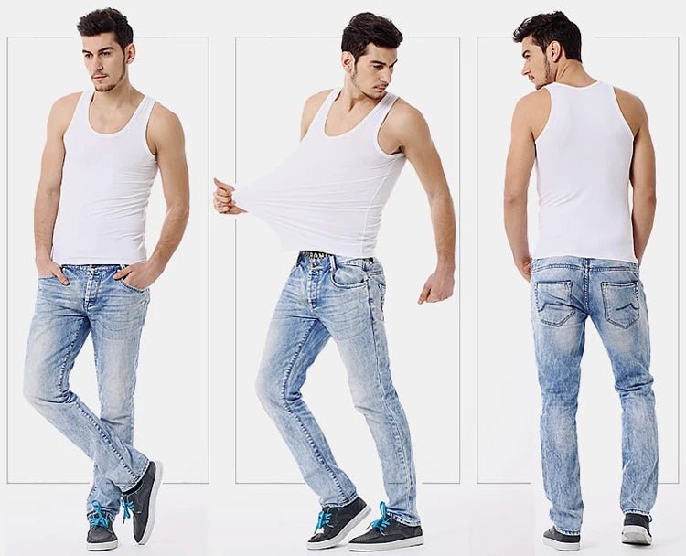 Men's solid color four seasons thin cotton vest casual and comfortable Joker sweatshirt fitness exercise slim vest - Avero