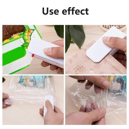 Mini Heat Bag Sealing Machine Package Sealer Bags Thermal Plastic Food Bag Closure Portable Sealer Packing Kitchen Special Tools - Avero