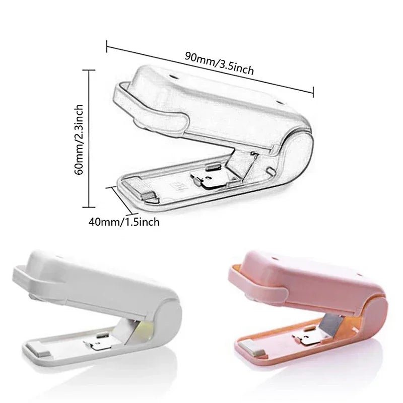 Mini Heat Bag Sealing Machine Package Sealer Bags Thermal Plastic Food Bag Closure Portable Sealer Packing Kitchen Special Tools - Avero