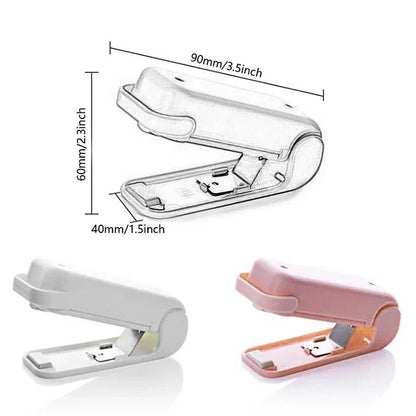 Mini Heat Bag Sealing Machine Package Sealer Bags Thermal Plastic Food Bag Closure Portable Sealer Packing Kitchen Special Tools - Avero