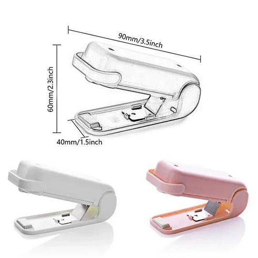 Mini Heat Bag Sealing Machine Package Sealer Bags Thermal Plastic Food Bag Closure Portable Sealer Packing Kitchen Special Tools - Avero