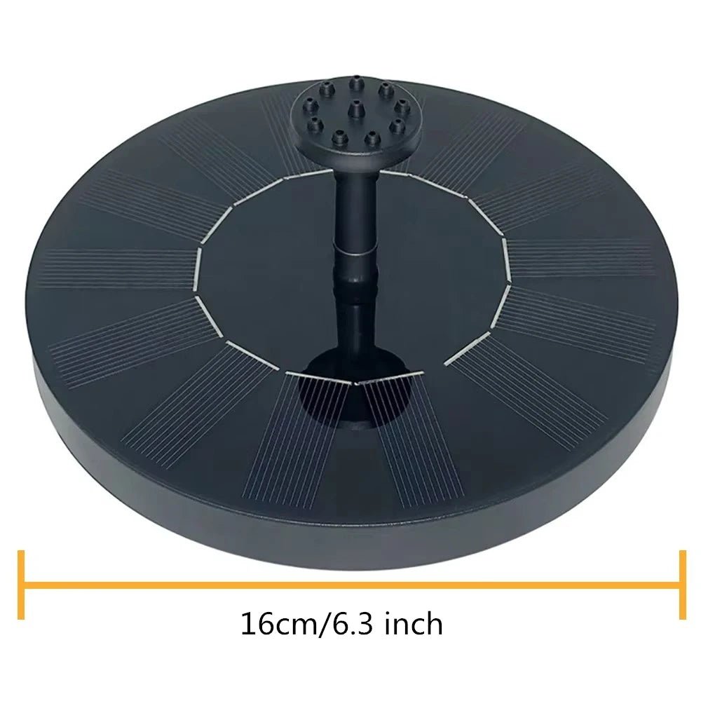 Mini Solar Water Fountain Pool Pond Waterfall Fountain Garden Decoration Outdoor Bird Bath Solar Powered Fountain Floating Water - Avero