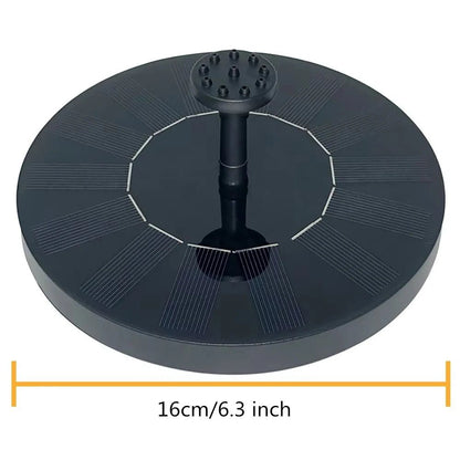 Mini Solar Water Fountain Pool Pond Waterfall Fountain Garden Decoration Outdoor Bird Bath Solar Powered Fountain Floating Water - Avero