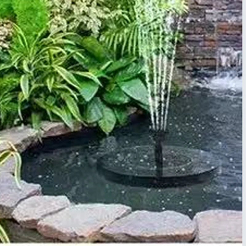 Mini Solar Water Fountain Pool Pond Waterfall Fountain Garden Decoration Outdoor Bird Bath Solar Powered Fountain Floating Water - Avero