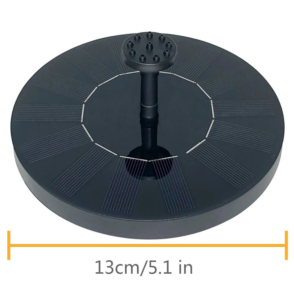 Mini Solar Water Fountain Pool Pond Waterfall Fountain Garden Decoration Outdoor Bird Bath Solar Powered Fountain Floating Water - Avero