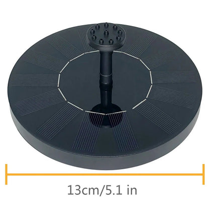 Mini Solar Water Fountain Pool Pond Waterfall Fountain Garden Decoration Outdoor Bird Bath Solar Powered Fountain Floating Water - Avero