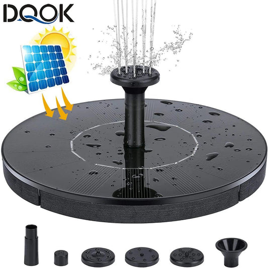 Mini Solar Water Fountain Pool Pond Waterfall Fountain Garden Decoration Outdoor Bird Bath Solar Powered Fountain Floating Water - Avero