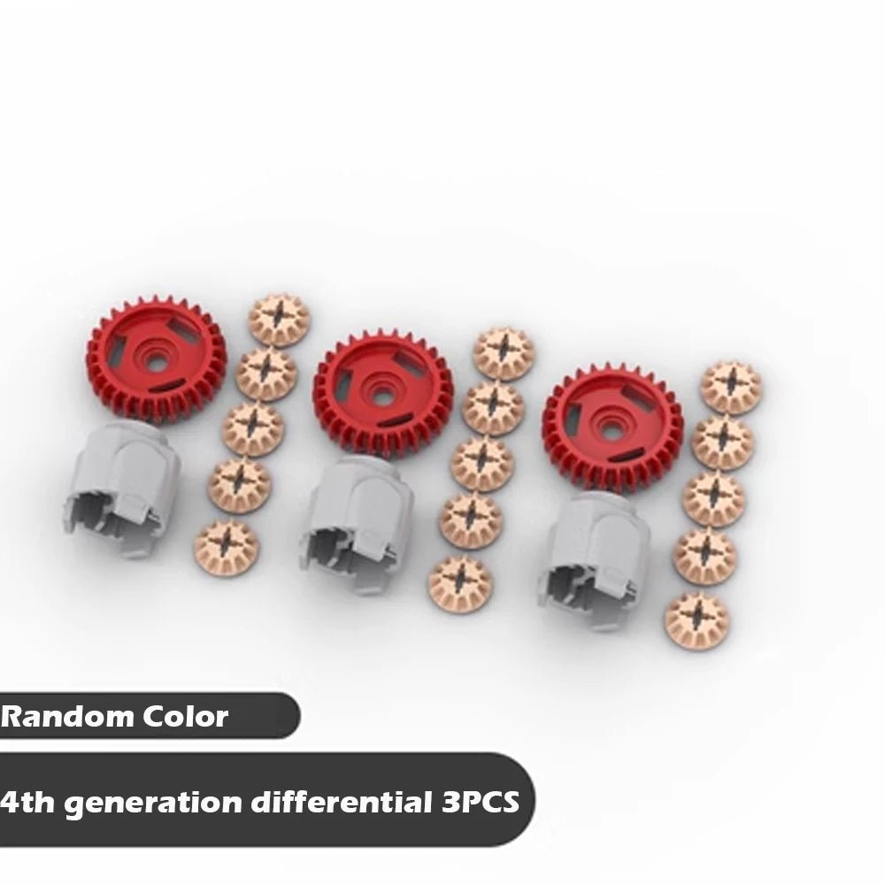 MOC Modified Differential Lock Compatible with Legoeds Building Block Gear 65413 65414 Gearbox Tech Hole Arm Beam for Car Model - Avero