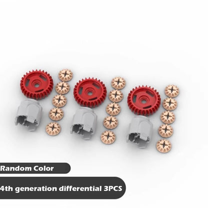 MOC Modified Differential Lock Compatible with Legoeds Building Block Gear 65413 65414 Gearbox Tech Hole Arm Beam for Car Model - Avero