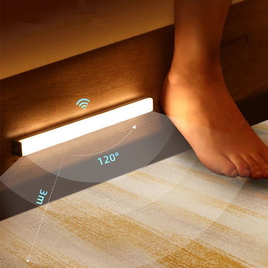 Motion Sensor Light Wireless LED Night Light Type C Rechargeable Light Cabinet Wardrobe Lamp Staircase Backlight For Kitchen LED - Avero
