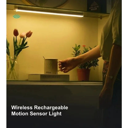Motion Sensor Wireless LED Night Light TypeC Rechargeable Cabinet Wardrobe Lamp Backlight for Kitchen Staircase Bedroom Lighting - Avero