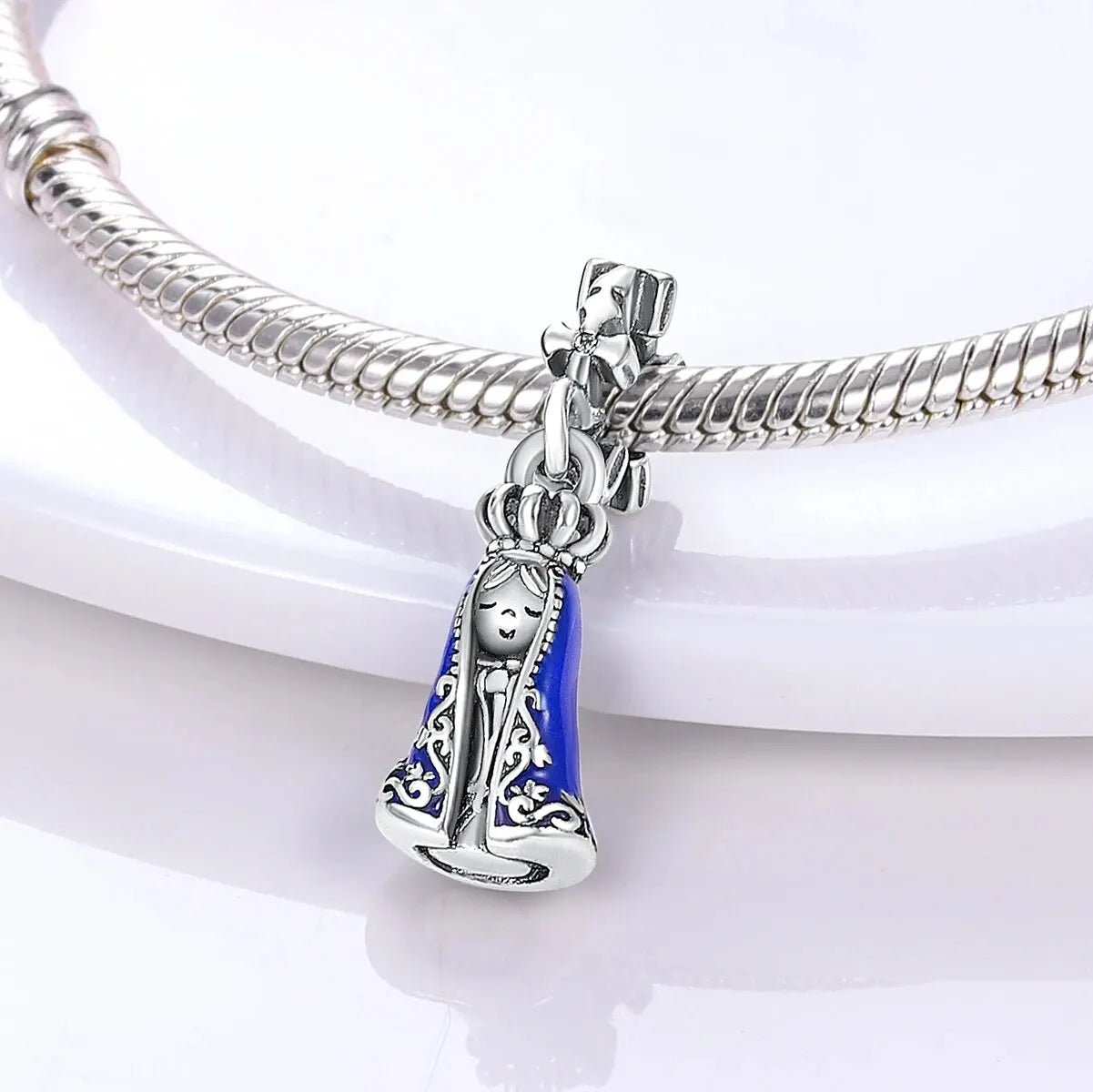 MULA 1PC Silver Plated Travel Sunflowers Four Leaf Lucky Clover Dangle Charms Fit 3MM Snake Chain Charm Bracelet DIY - Avero