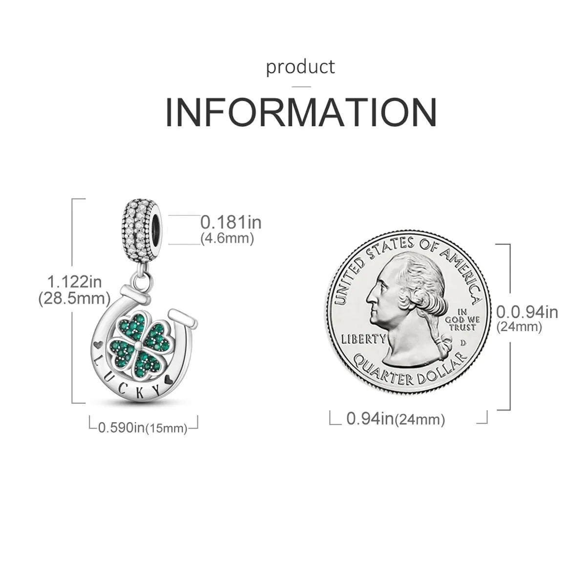 MULA 1PC Silver Plated Travel Sunflowers Four Leaf Lucky Clover Dangle Charms Fit 3MM Snake Chain Charm Bracelet DIY - Avero