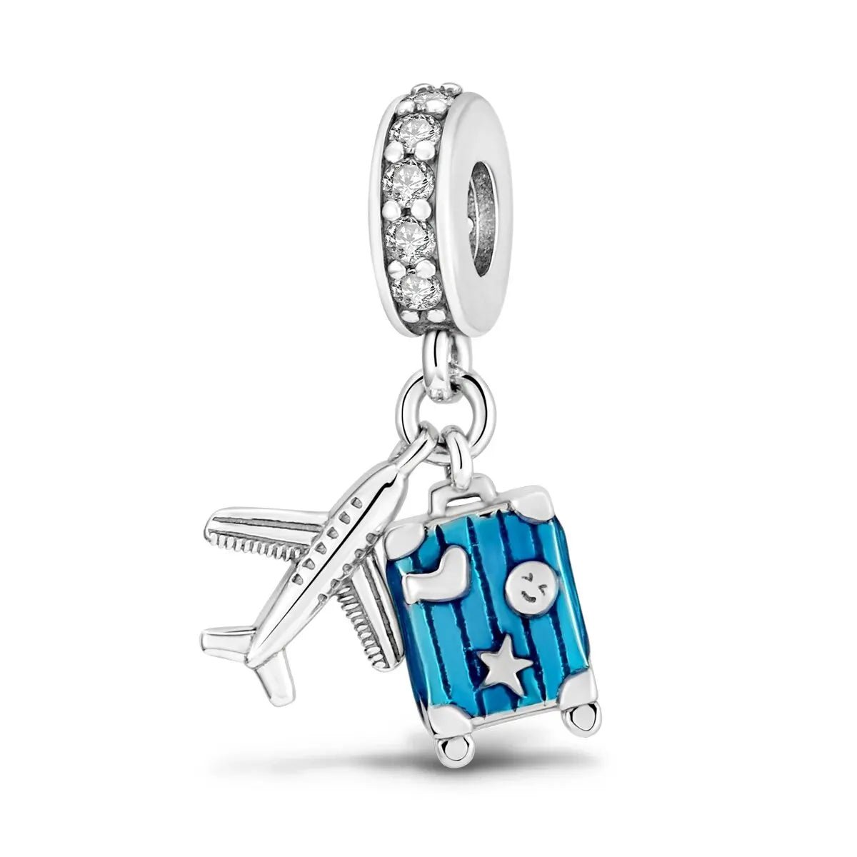 MULA 1PC Silver Plated Travel Sunflowers Four Leaf Lucky Clover Dangle Charms Fit 3MM Snake Chain Charm Bracelet DIY - Avero