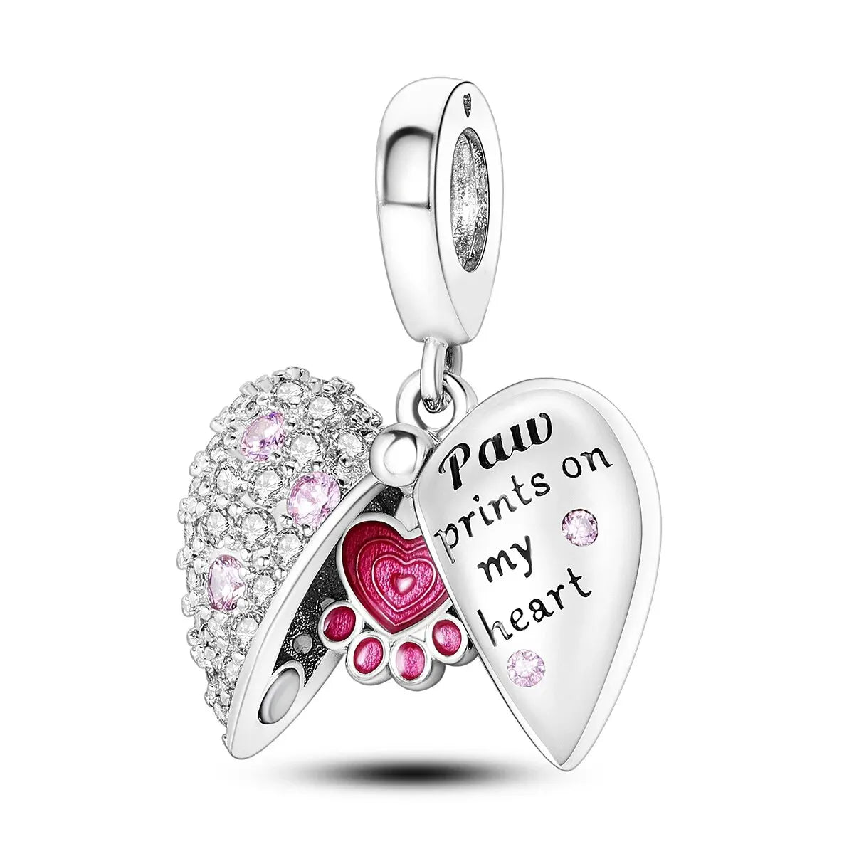 MULA 1PC Silver Plated Travel Sunflowers Four Leaf Lucky Clover Dangle Charms Fit 3MM Snake Chain Charm Bracelet DIY - Avero