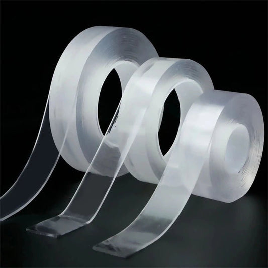 Nano Tape Super Strong Double Sided Tape Extra Strong Adhesive Non - slip Tape Waterproof Transparent Tape for Kitchen Bathroom - Avero