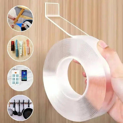 Nano Tape Super Strong Double Sided Tape Extra Strong Adhesive Non - slip Tape Waterproof Transparent Tape for Kitchen Bathroom - Avero