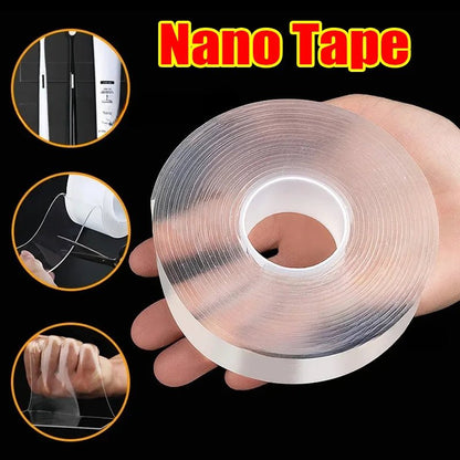 Nano Tape Super Strong Double Sided Tape Extra Strong Adhesive Non - slip Tape Waterproof Transparent Tape for Kitchen Bathroom - Avero