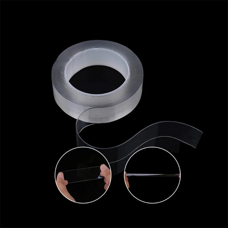 Nano Tape Super Strong Double Sided Tape Extra Strong Adhesive Non - slip Tape Waterproof Transparent Tape for Kitchen Bathroom - Avero