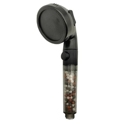 New 3 Functions High Pressure SPA Shower Head Water Saving Handheld Rainfall Bathroom Accessories Anion Filter Shower - Avero