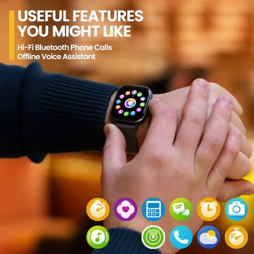New GTS 3 Voice Calling Smart Watch Ultra - Big 2.03'' HD Screen 24H Health Monitor 100+ Sport Modes 200+ Watch Faces - Avero
