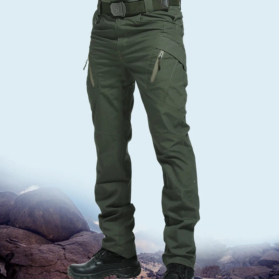 New Mens Tactical Pants Multiple Pocket Elasticity Military Urban Commuter Tacitcal Trousers Men Slim Fat Cargo Pant 5XL - Avero