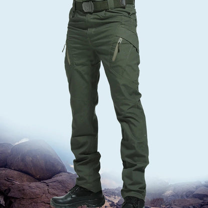 New Mens Tactical Pants Multiple Pocket Elasticity Military Urban Commuter Tacitcal Trousers Men Slim Fat Cargo Pant 5XL - Avero