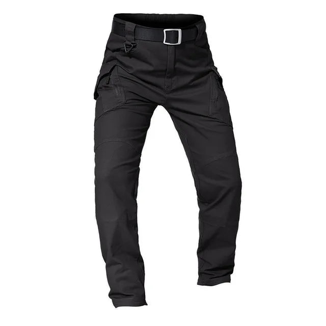New Mens Tactical Pants Multiple Pocket Elasticity Military Urban Commuter Tacitcal Trousers Men Slim Fat Cargo Pant 5XL - Avero