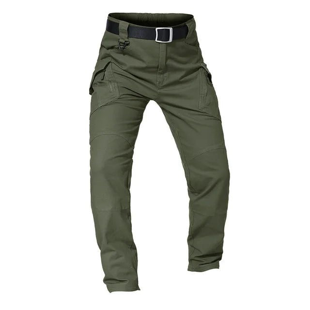New Mens Tactical Pants Multiple Pocket Elasticity Military Urban Commuter Tacitcal Trousers Men Slim Fat Cargo Pant 5XL - Avero