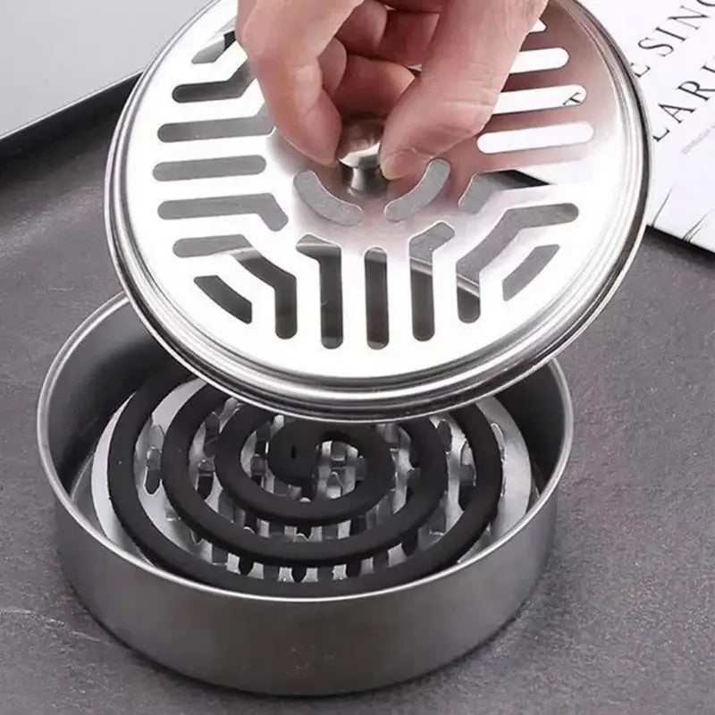 New Mosquito Coil Holder Mosquito Coil Box With Cover Mosquito Coil Tray Nail Tooth Mosquito Coil Holder Household Ash Tray - Avero
