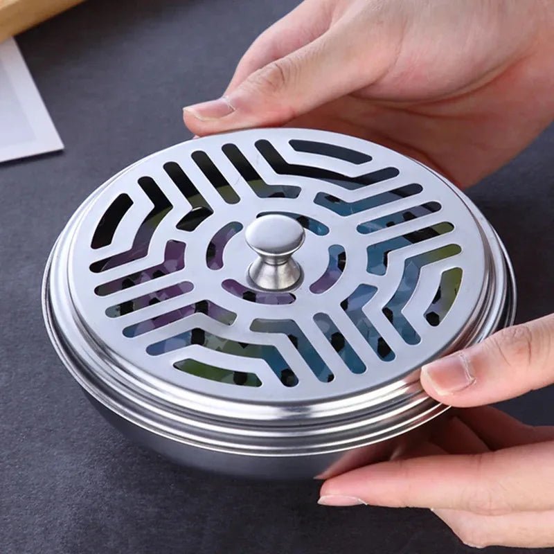 New Mosquito Coil Holder Mosquito Coil Box With Cover Mosquito Coil Tray Nail Tooth Mosquito Coil Holder Household Ash Tray - Avero