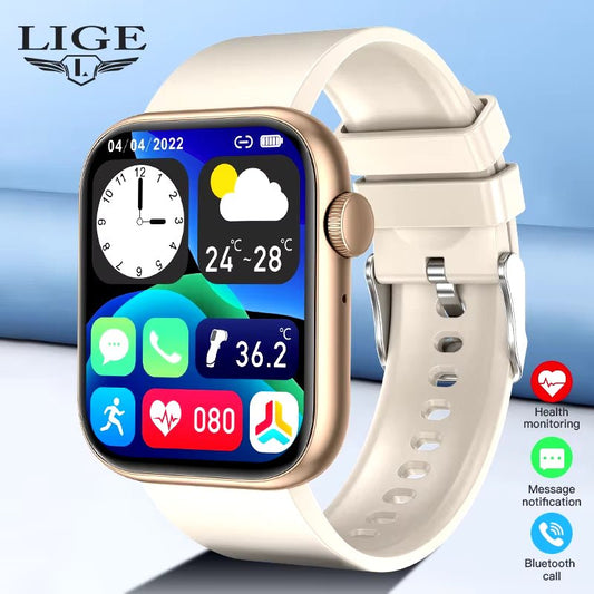 New Smart Watch 2025 Wireless Charging Smartwatch Bluetooth Calls Men Women Smartwatches Fitness Bracelet Custom Watch Face - Avero
