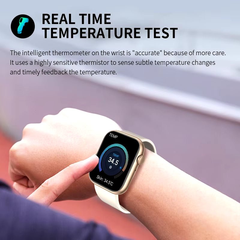New Smart Watch 2025 Wireless Charging Smartwatch Bluetooth Calls Men Women Smartwatches Fitness Bracelet Custom Watch Face - Avero