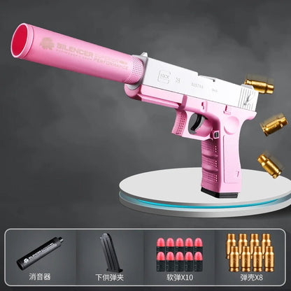 Newest Shell Ejecting Airsoft Pistol Soft Bullet Toy Gun Weapon Children Armas Shoot Outdoor Game Boys gift - Avero