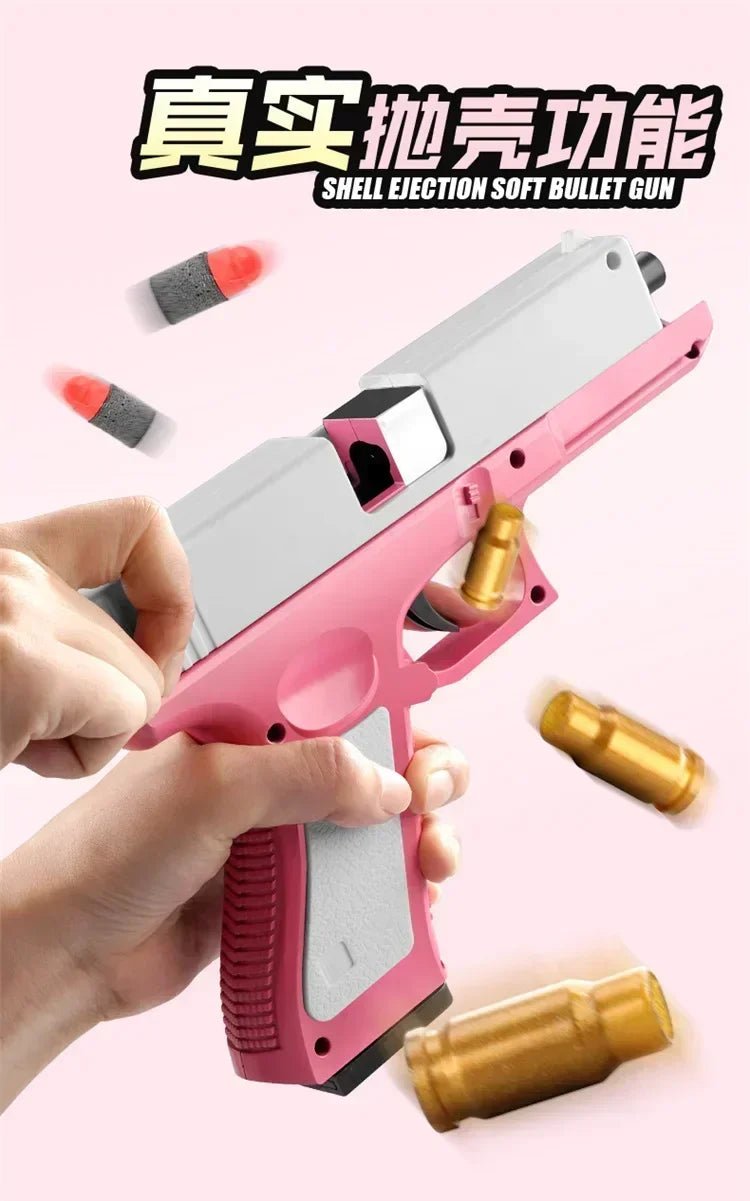 Newest Shell Ejecting Airsoft Pistol Soft Bullet Toy Gun Weapon Children Armas Shoot Outdoor Game Boys gift - Avero