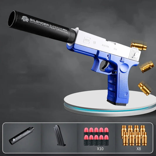 Newest Shell Ejecting Airsoft Pistol Soft Bullet Toy Gun Weapon Children Armas Shoot Outdoor Game Boys gift - Avero