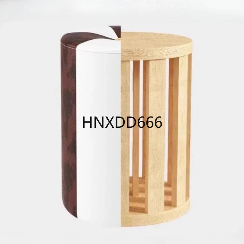 nordic Footrest Stool Hallway kitchen makeup living room vanity chair Wooden luxury home offer Interior items foot furniture - Avero