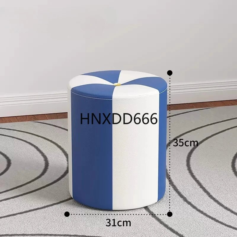 nordic Footrest Stool Hallway kitchen makeup living room vanity chair Wooden luxury home offer Interior items foot furniture - Avero