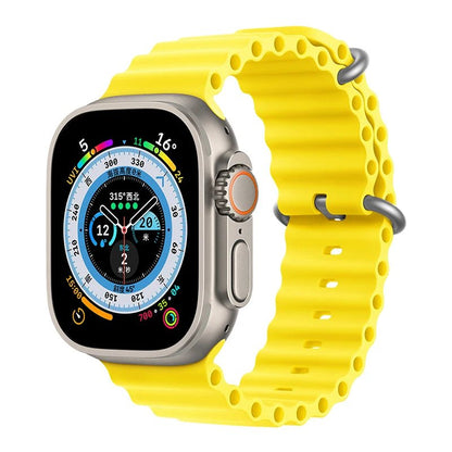 Ocean Strap for Apple Watch Ultra 2 Band 49mm 44mm 40mm 45mm 41mm 42mm 46mm 38mm Silicone Bracelet iWatch Series 10 9 SE 8 7 6 5 - Avero