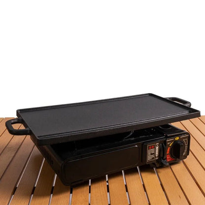 Outdoor Camping Barbecue Plate Korean Barbecue Plate Double - sided Teppanyaki Fried Steak Gas Induction Cooker Baking Tray - Avero