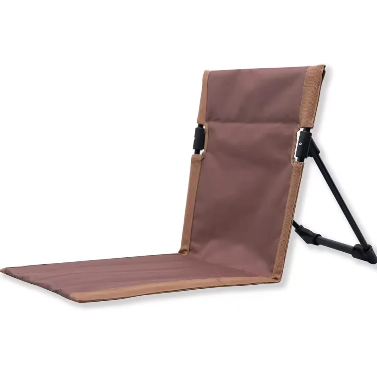 Outdoor Camping Lightweight Comfortable Folding Chair Park Leisure Beach Chair Portable Single Lazy Chair Back Chair - Avero