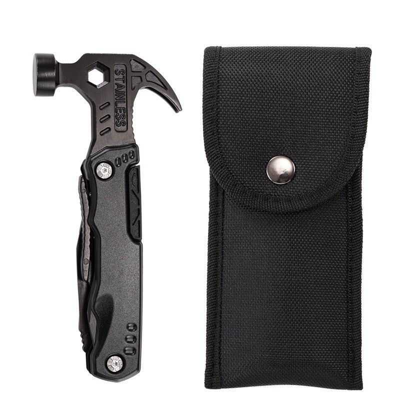 Outdoor Carry - On Multifunctional Stainless Steel Folding Pliers Hammer Tool Hammer - Avero