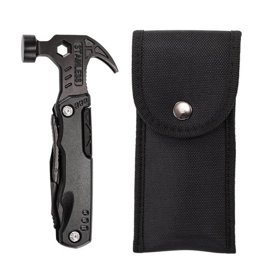 Outdoor Carry - On Multifunctional Stainless Steel Folding Pliers Hammer Tool Hammer - Avero