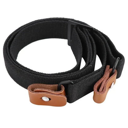 Outdoor Survival Belt Original Gun Sling Airsoft Hunting Shooting Adjustable Leather Two Point AK Rifle Strap Hunt Accessories - Avero