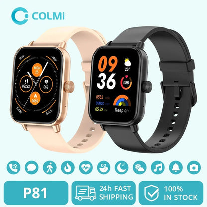 P81 Voice Calling Smart Watch Ultra 1.9 Inch Screen 24H Health Monitor 100+ Sports Modes, Bluetooth Smartwatch Men Women - Avero