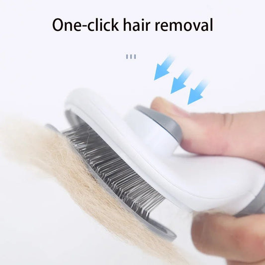Pet Dog Hair Brush Cat Comb Grooming And Care Cat Brush Stainless Steel Comb For Long Hair Dogs Cleaning Pets Dogs Accessories - Avero