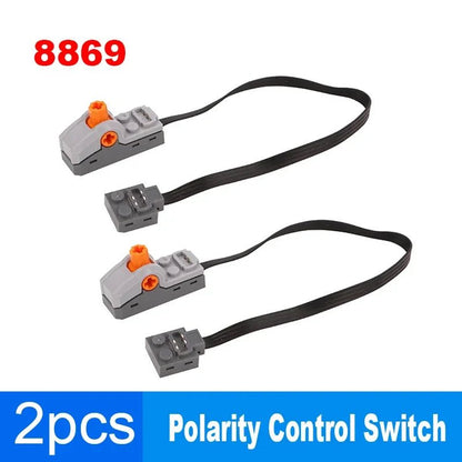 PF 8869 Polarity Control Switch - MOC Power Functions Reversing Switch Compatible for 8870 LED Lights Motors - Avero