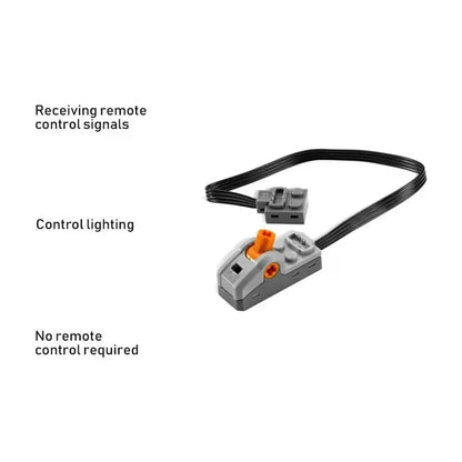 PF 8869 Polarity Control Switch - MOC Power Functions Reversing Switch Compatible for 8870 LED Lights Motors - Avero