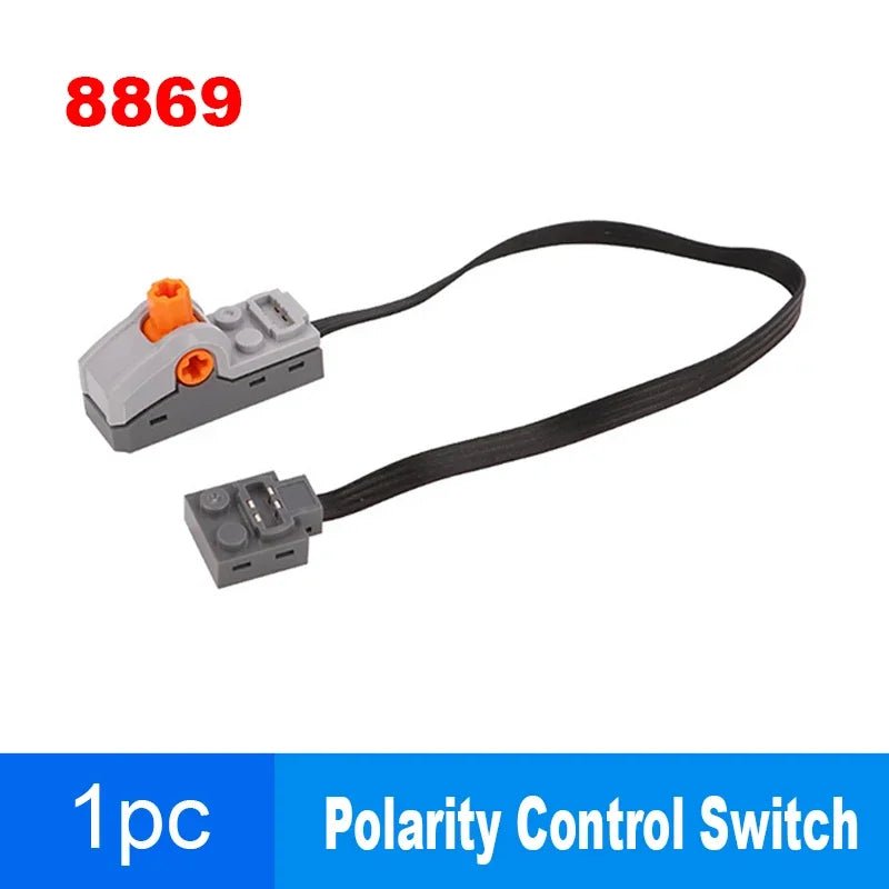 PF 8869 Polarity Control Switch - MOC Power Functions Reversing Switch Compatible for 8870 LED Lights Motors - Avero
